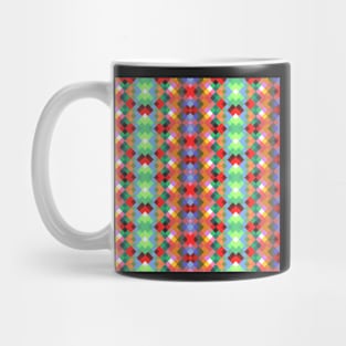 Multicolored pixels Mug